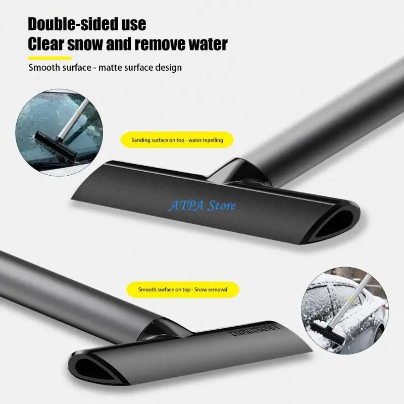 

U13C (1) Multifunctional Ice Scraper for Car Windshields with Tire Cleaning Hook