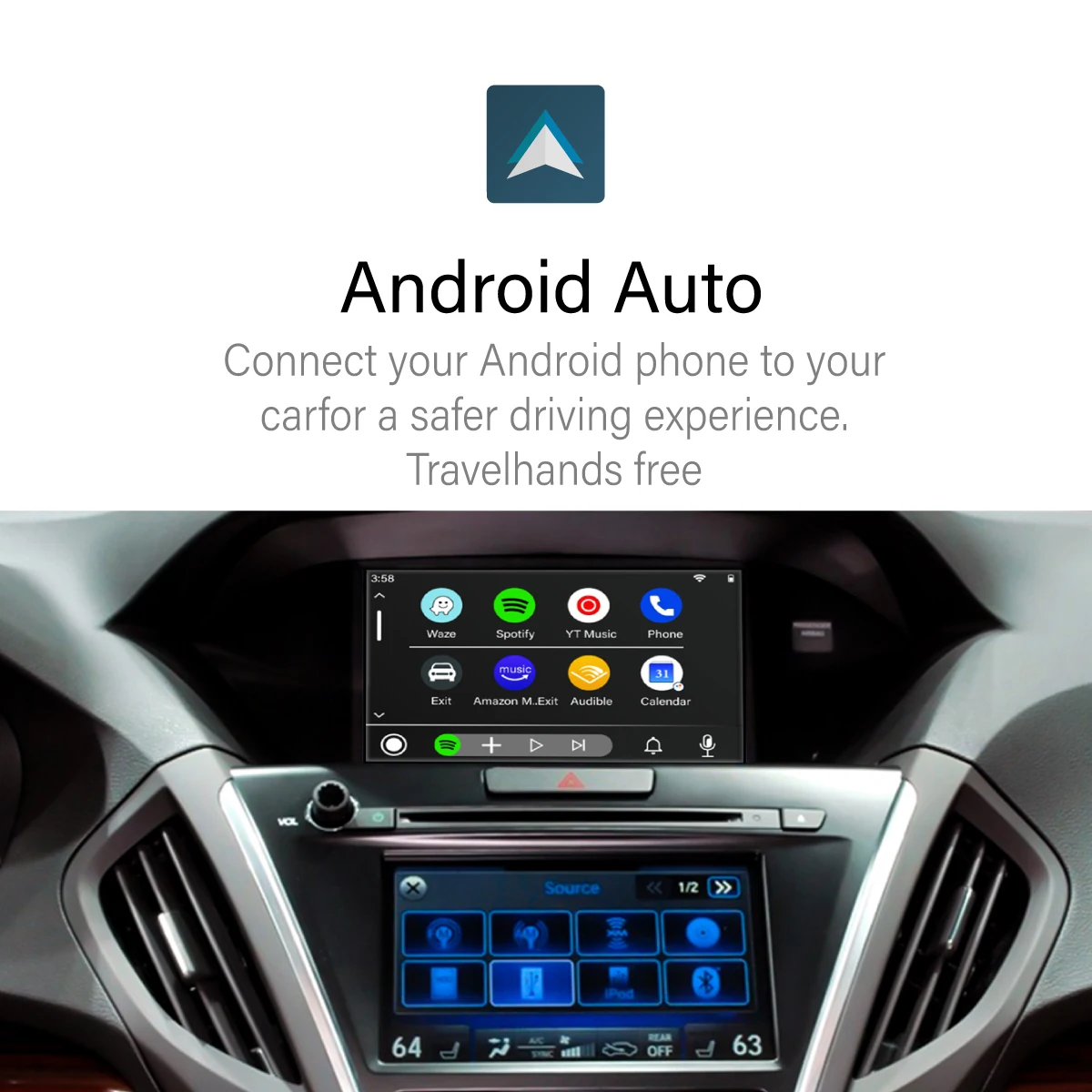 Wireless Apple Carplay For Acura MDX RDX TLX ILX RLX 2014-2018 Android Auto Support Rear Camera Mirror Link AirPlay Radio Player