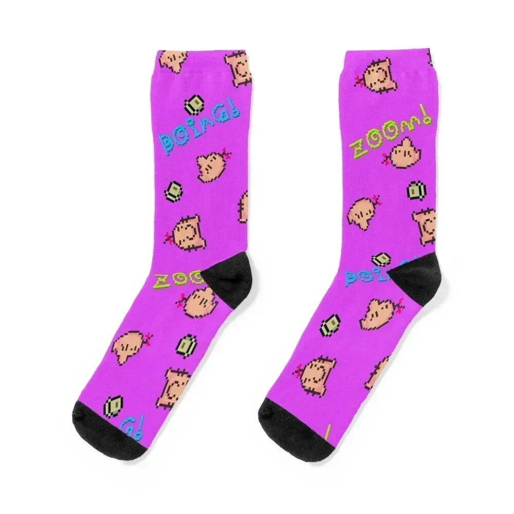 

Mr Saturn Boing! Ding! Zoom! Dakota! Earthbound Socks summer hockey Thermal man winter Socks Girl Men's