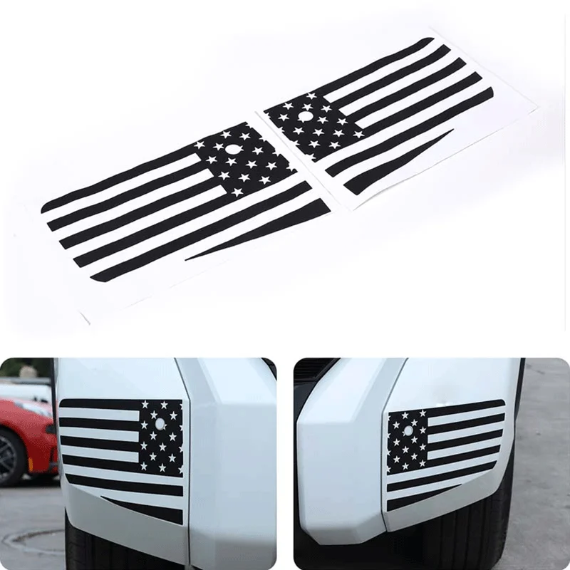 

For 2022-2023 Toyota Tundra car styling forward bumper both sides Headlight under decals car exterior protection accessories