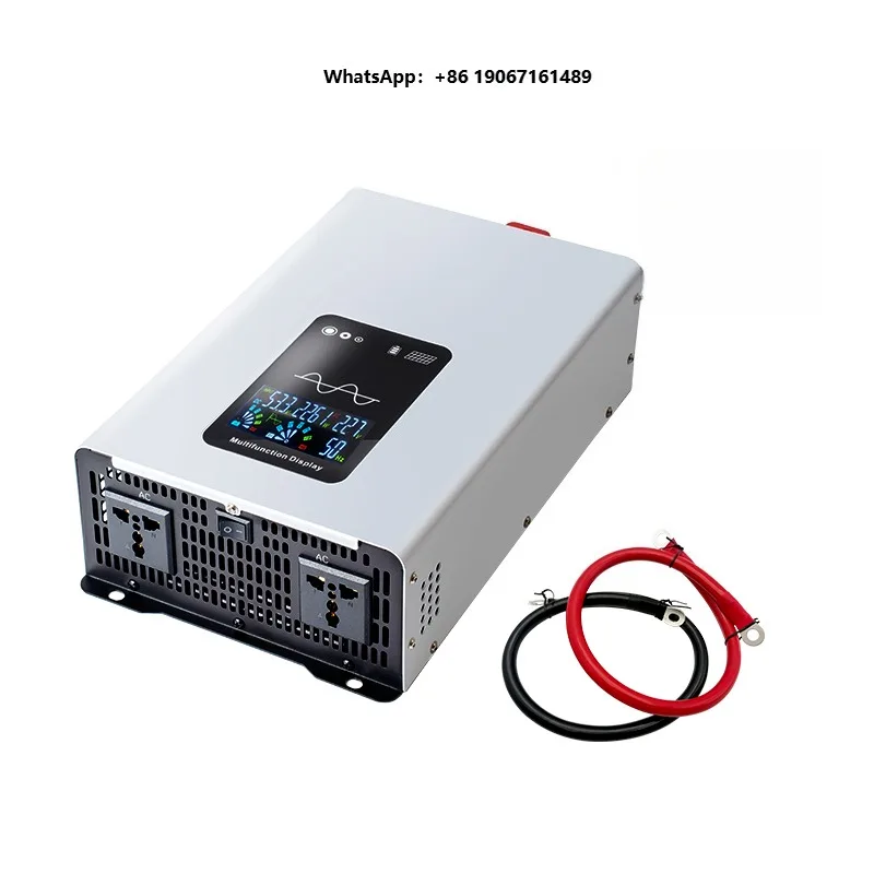DC 12V 24V  to AC 110V 220V  5000W Pure Sine Wave Inverter High Efficiency Home & Automotive Car Voltage Converter wjr