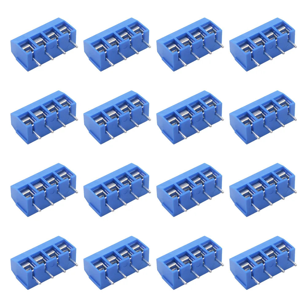 10/50PCS PCB Terminal Block Stecker Pitch 5,0mm KF301 Gerade Pin 2P 3P Schraube PCB terminal Blöcke Stecker Sortiment Kit