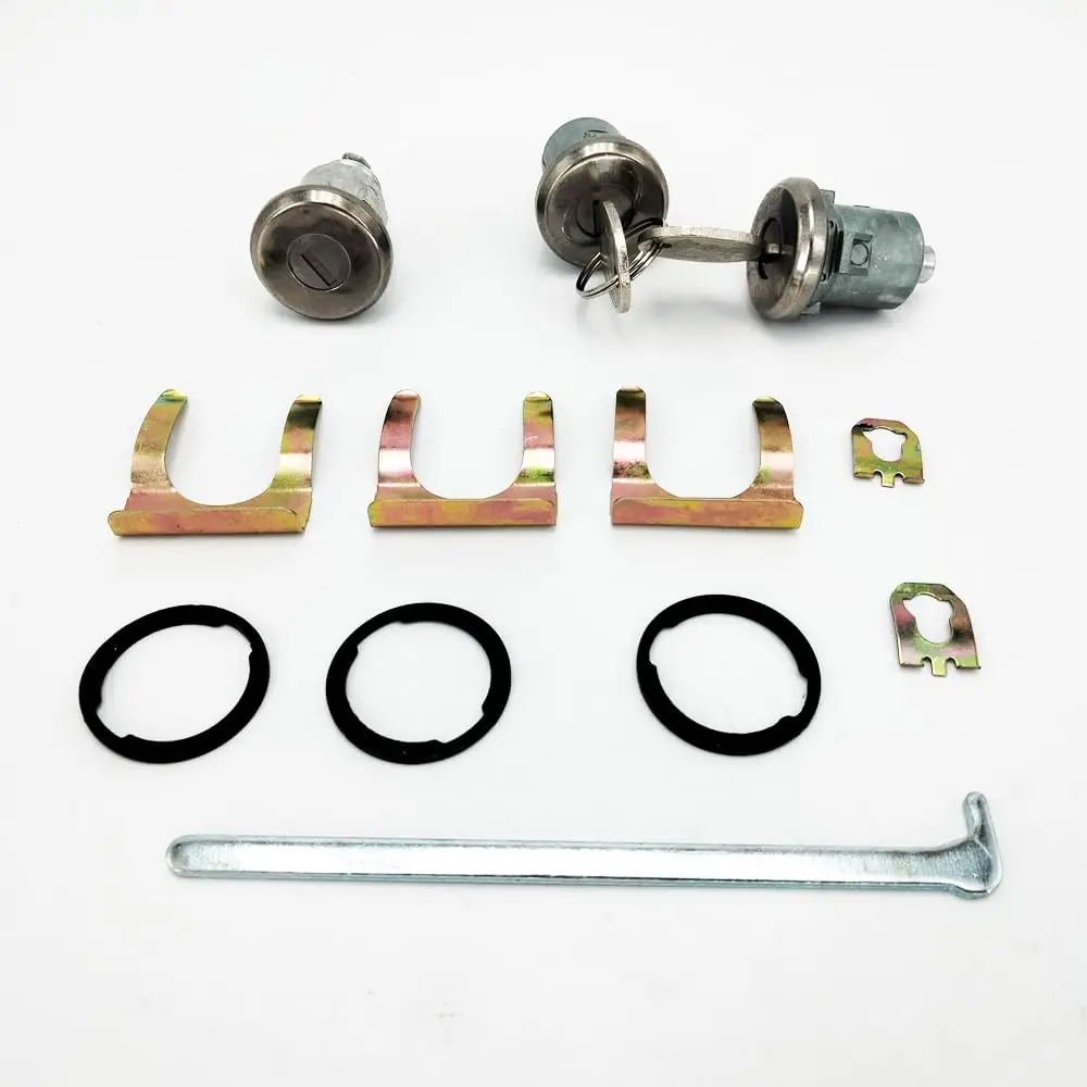 

Комплект цилиндров дверного замка с двумя ключами для Buick Pontiac Olds 654394765282