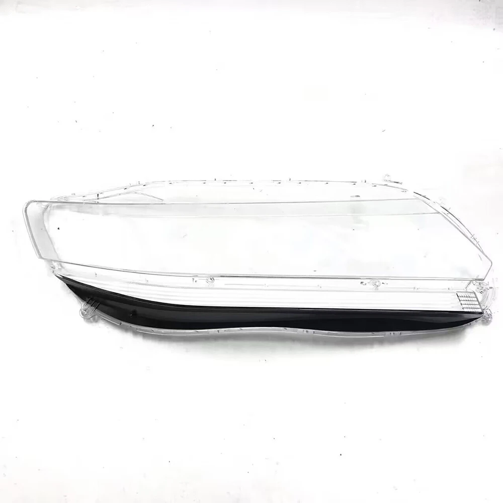 For Honda Spirior 2014 2015 2016 2017 (Black Edge) Headlamp Cover Transparent Lampshade Housing Lamp Shell Masks Lens Plexiglass