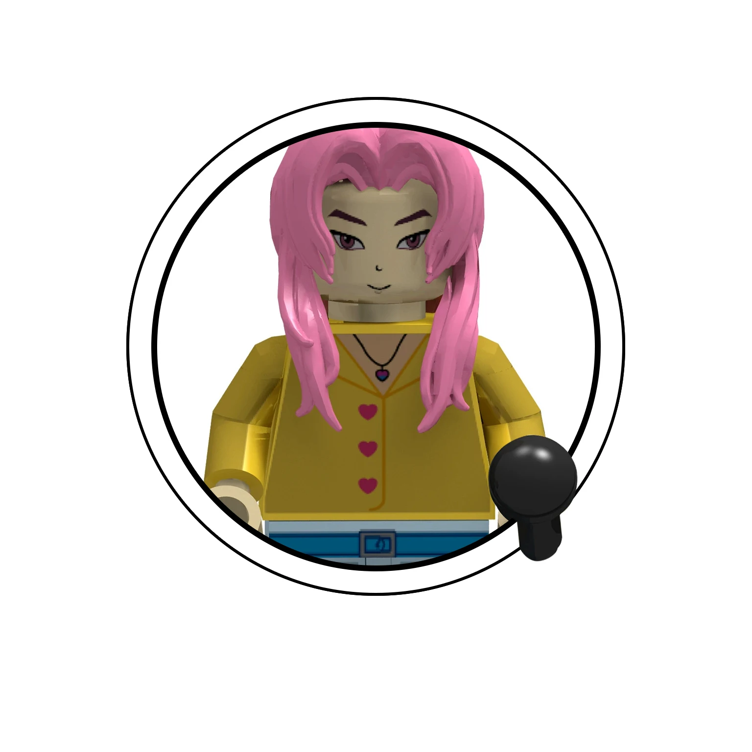 Nouveau KPOP chasseurs de démons poupée de dessin animé blocs de construction Kawaii Mini figurine tête assemblage jouets enfants jouet éducatif cadeau