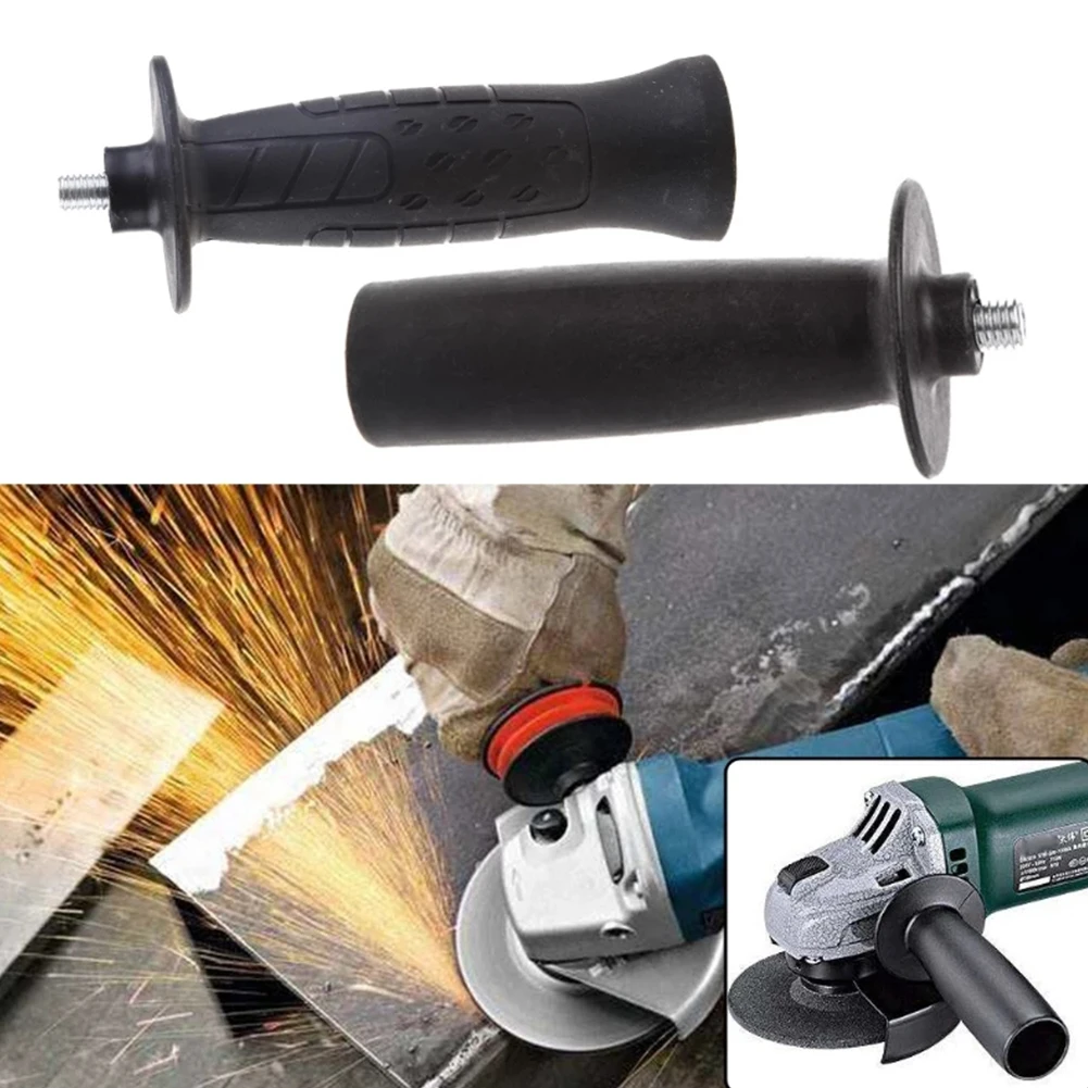 Power Tools Angle Grinder Handle Black Comfortable Grip Convenient To Install Install Plastic Handle Side Handle