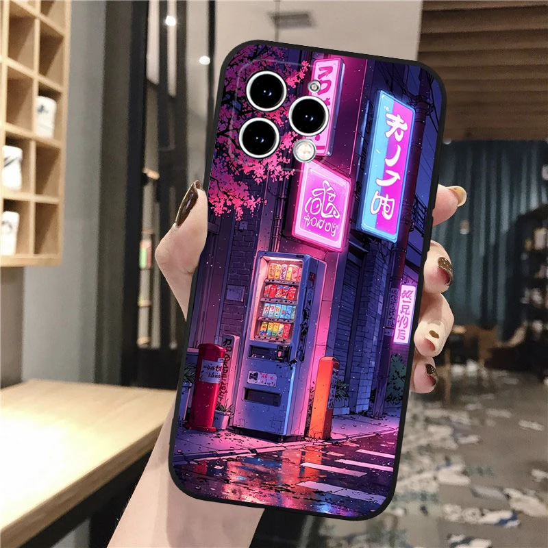 

Phone Case Carcasa Funda For iPhone 17 Pro Max 17 Air 16 15 14 13 Pro Max 15 16 Pro 15Plus Japan styles Shop Cherry