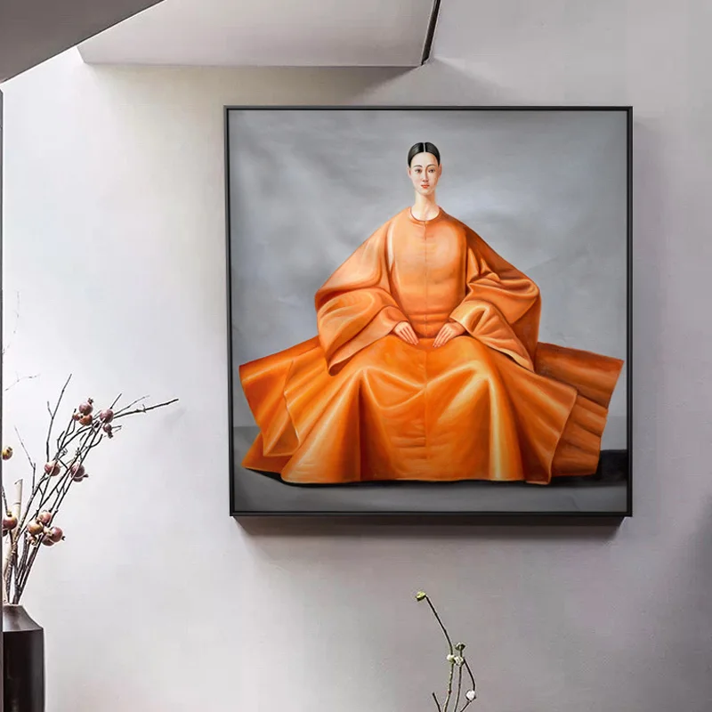 Splendid Attire Korean Japanese Woman Canvas Painting Wall Art Picture For Living Room Home Decor Solemn Posters And Prints