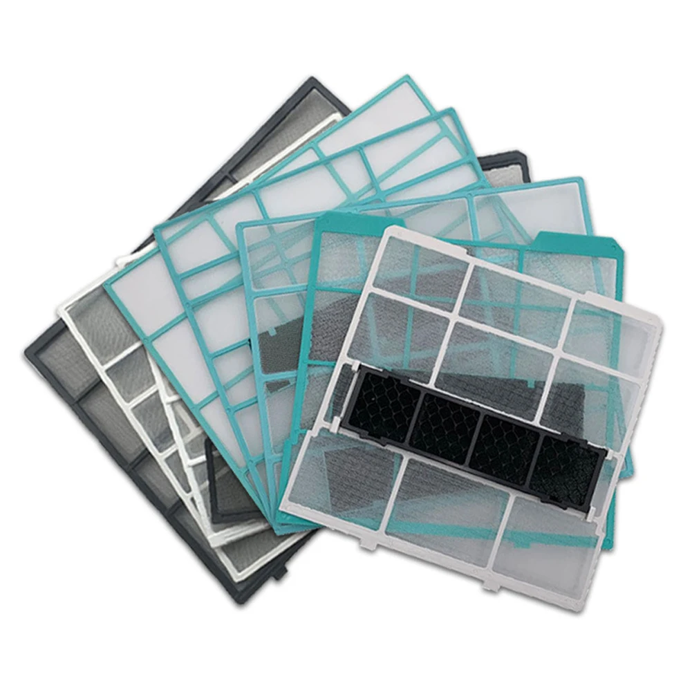 

2pcs Air Conditioner Filter Accessories Indoor Unit Hanging Dust-Screen HVAC Systems Parts Home Air-conditioner Replace Kits