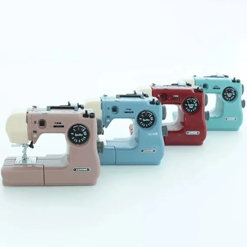 MODEL Sewing Machine Model Pink/Blue/Red Household Mini Electric Sewing Machine Crafting Plastics Home Sewing Machine Home