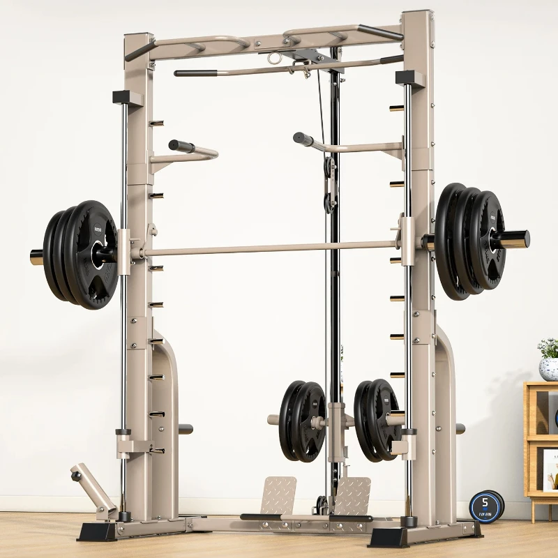 YJQ comprehensive trainer multi-functional household fitness equipment squat high pull-down bench push integrated gantry frame