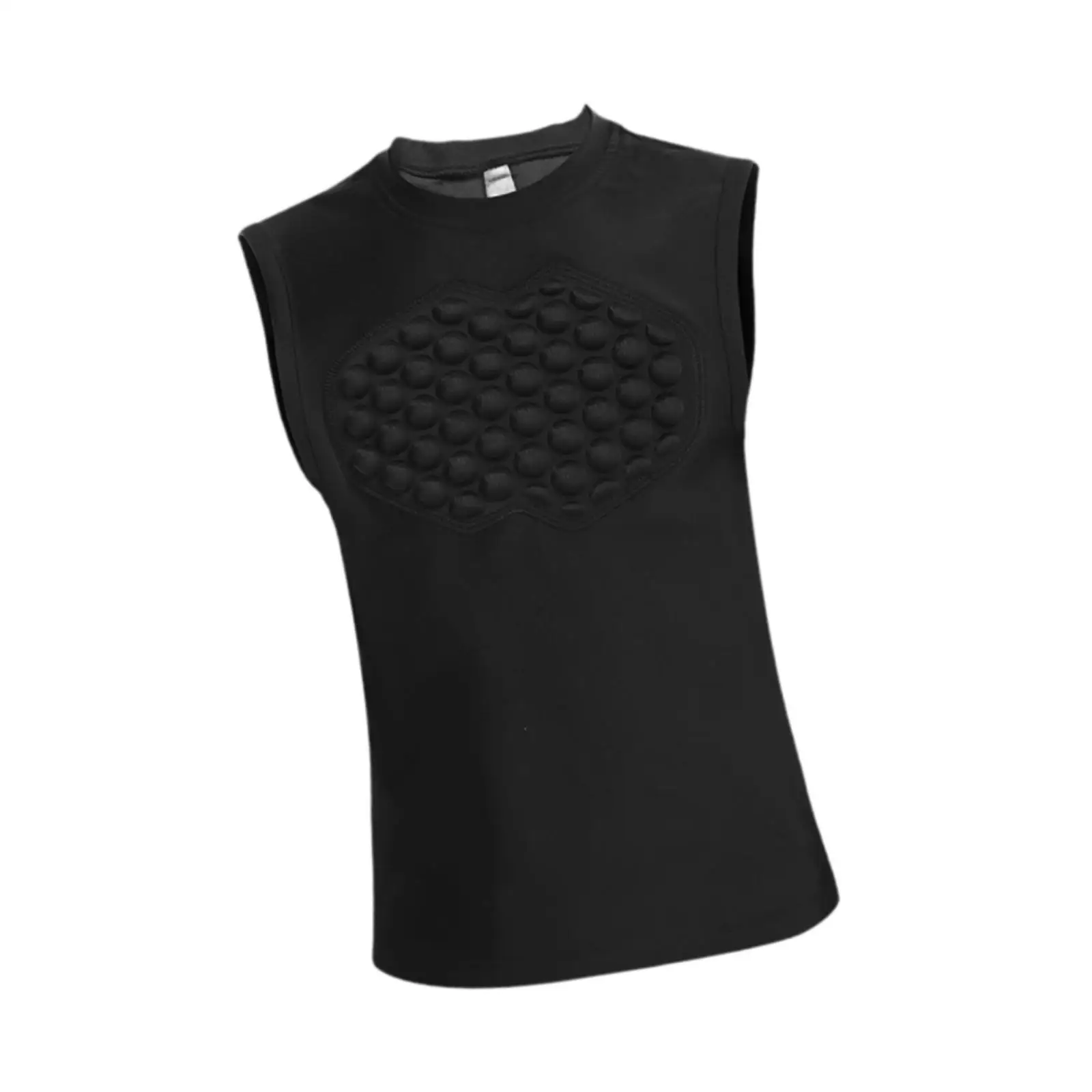 Protective Chest Vest Lightweight Breathable Rib Guard Shirt for Kids Basketball Rugby Training