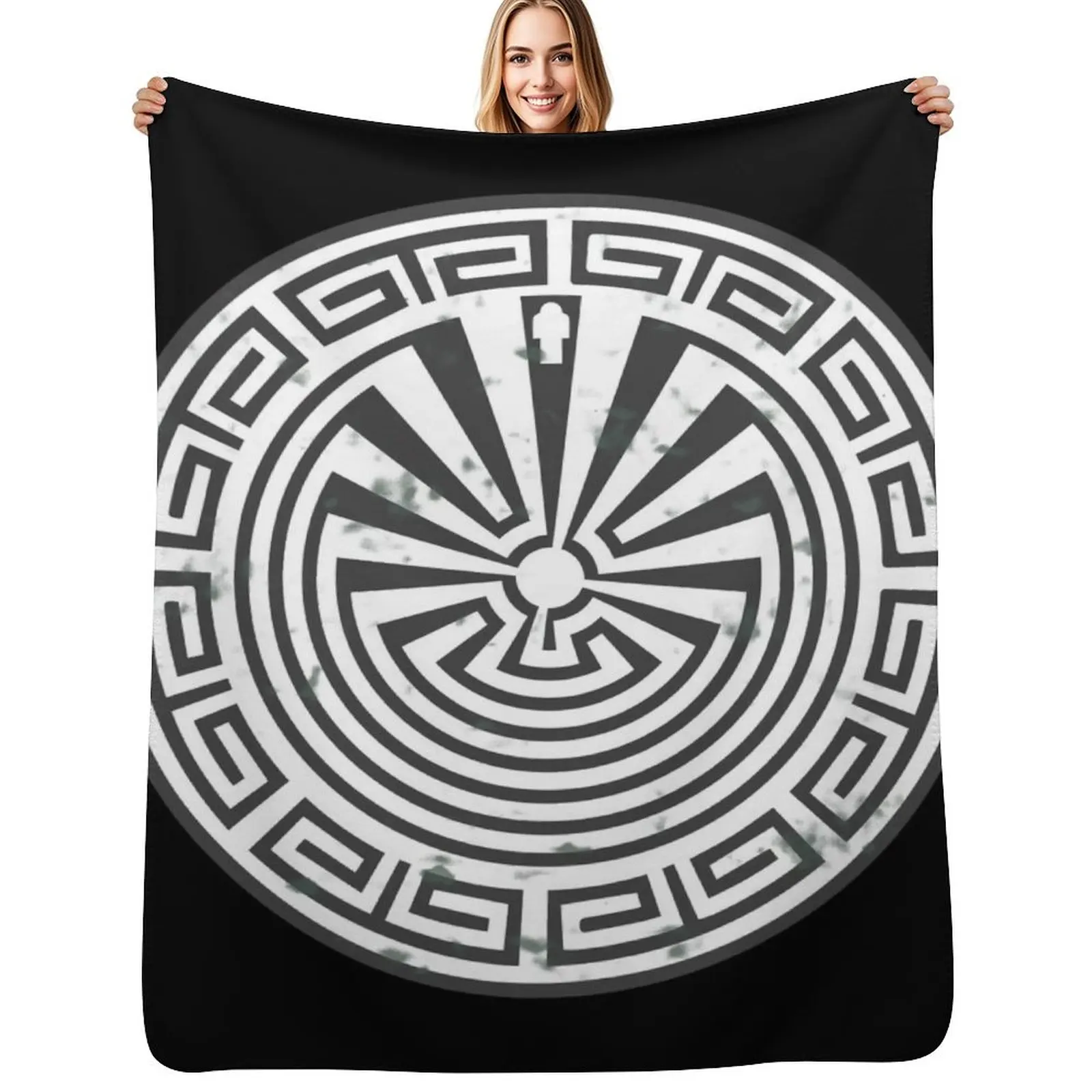 

Man In The Maze - Native Americans Throw Blanket Bed heavy to sleep cosplay anime Luxury Blankets