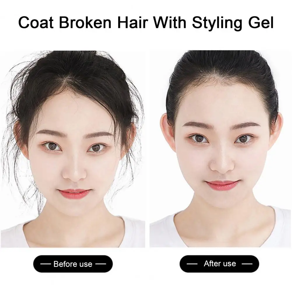 Broken Hair Finishing Cream Refreshing Not Greasy Small Broken Hair Shaping Gel Sticks Easy To Shape Hairstyle Styling Mascara