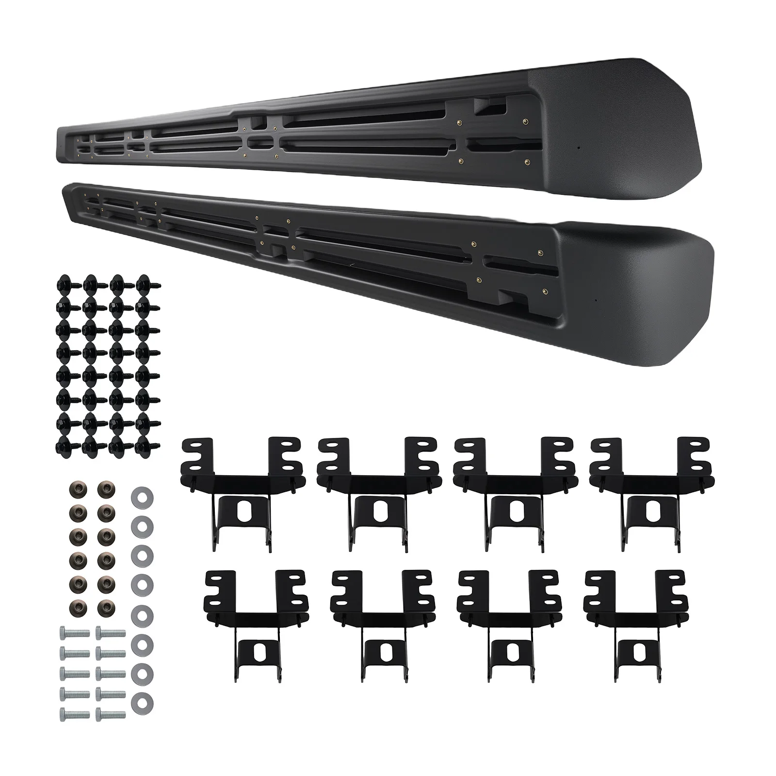 

Черные боковые подножки для Jeep Gladiator JT 2020-2023 из ABS-пластика