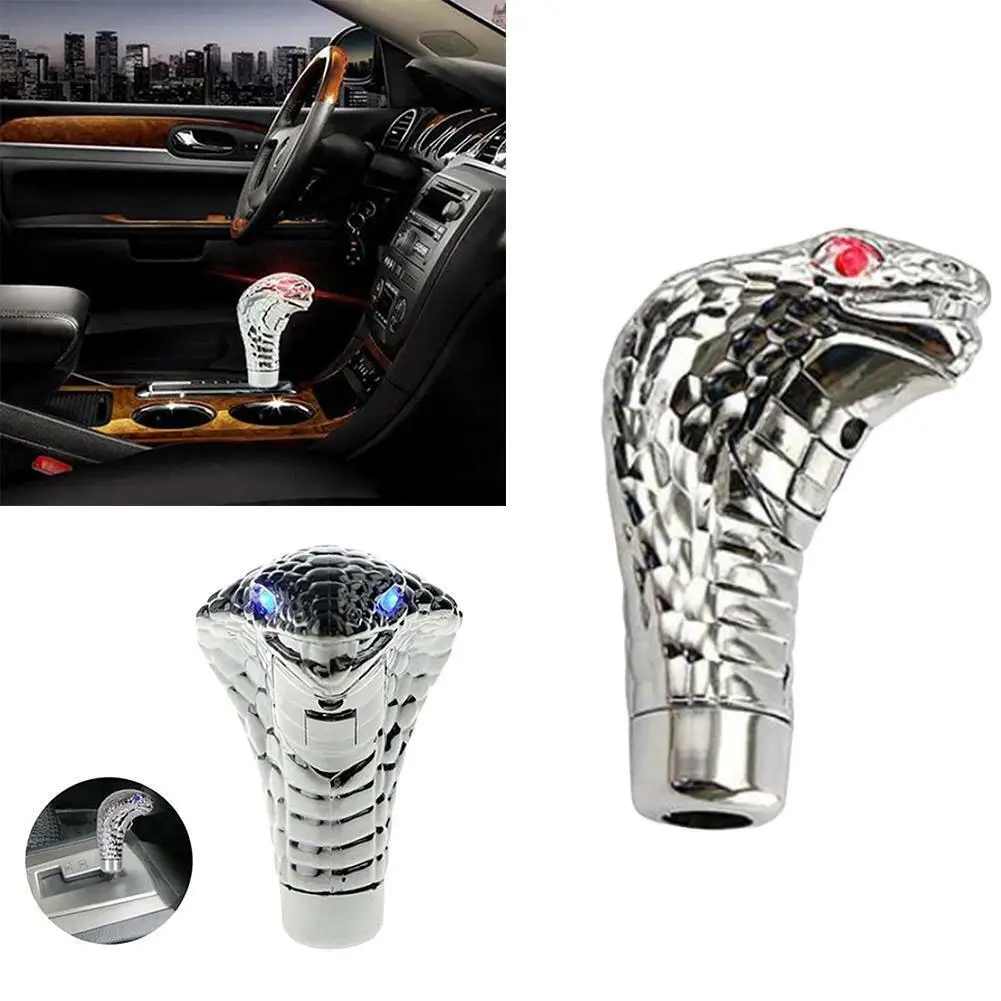 

Cobra personality car manual gear head LED light refitting gear handle head general gear lever wave stick head shift knob