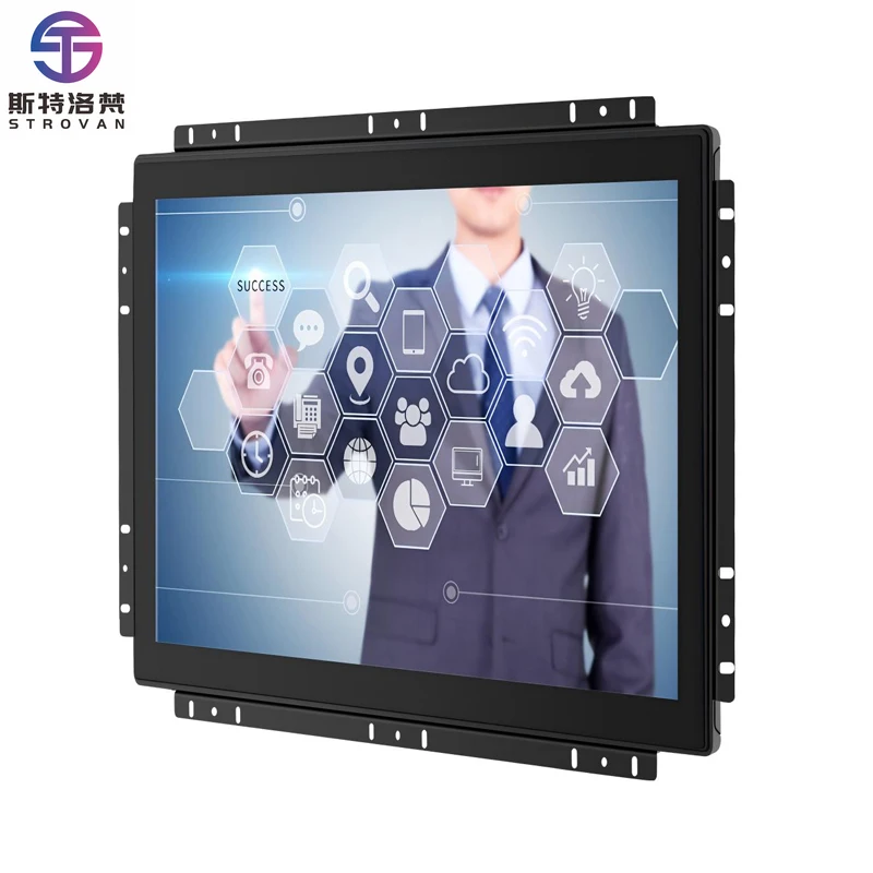 

New Industrial LCD Display Waterproof 10.1-23.8 Inch USB DVI PCAP Touch Screen Panel PC