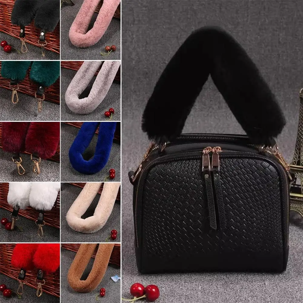 Correia decorativa para mulheres e meninas, corrente de extensão de bolsa, pele sintética, luxuoso, quente, moda, substituição