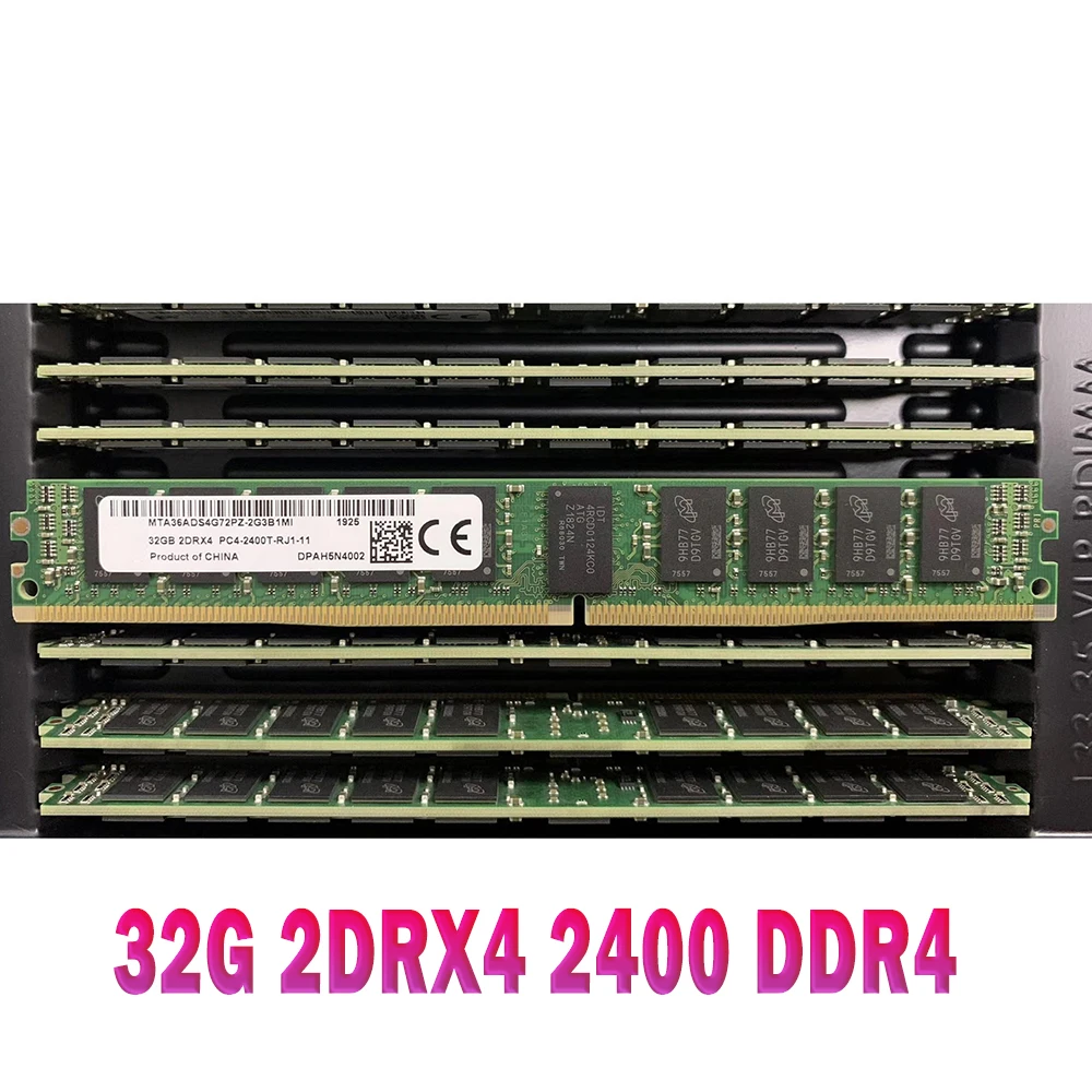 

1 шт. RAM 32 ГБ REG Half U узкая полоса VLP для серверной памяти MT MTA36ADS4G72PZ-2G3B1 32G 2DRX4 2400 DDR4