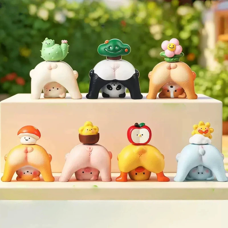 

View The World'S Blind Box Ornaments From A Different Perspective. Cute Cartoon Animal Figurines Make Wonderful Gifts And Toys