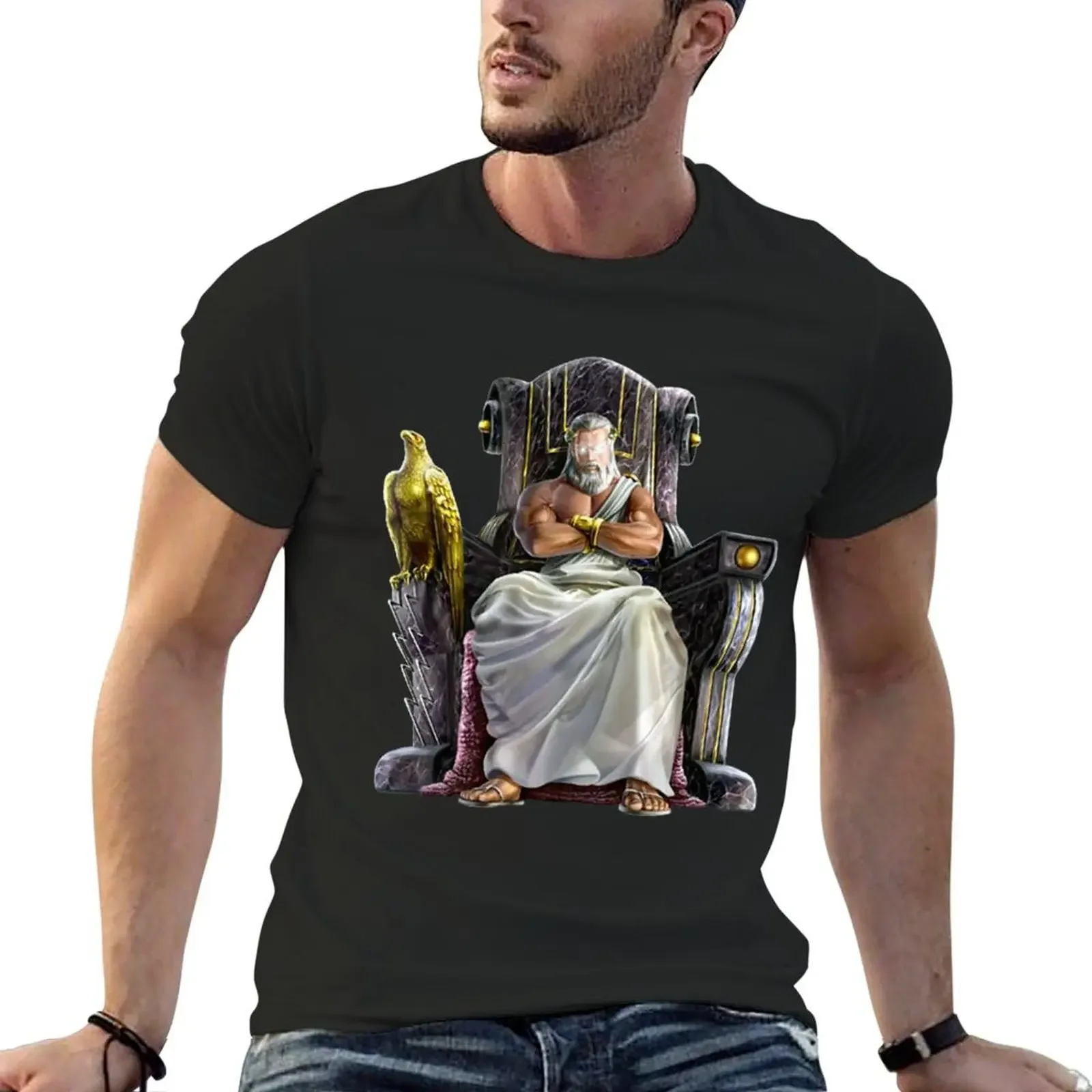 Zeus Throne T-Shirt man clothes tees shirts graphic tees vintage t shirts clothing for men