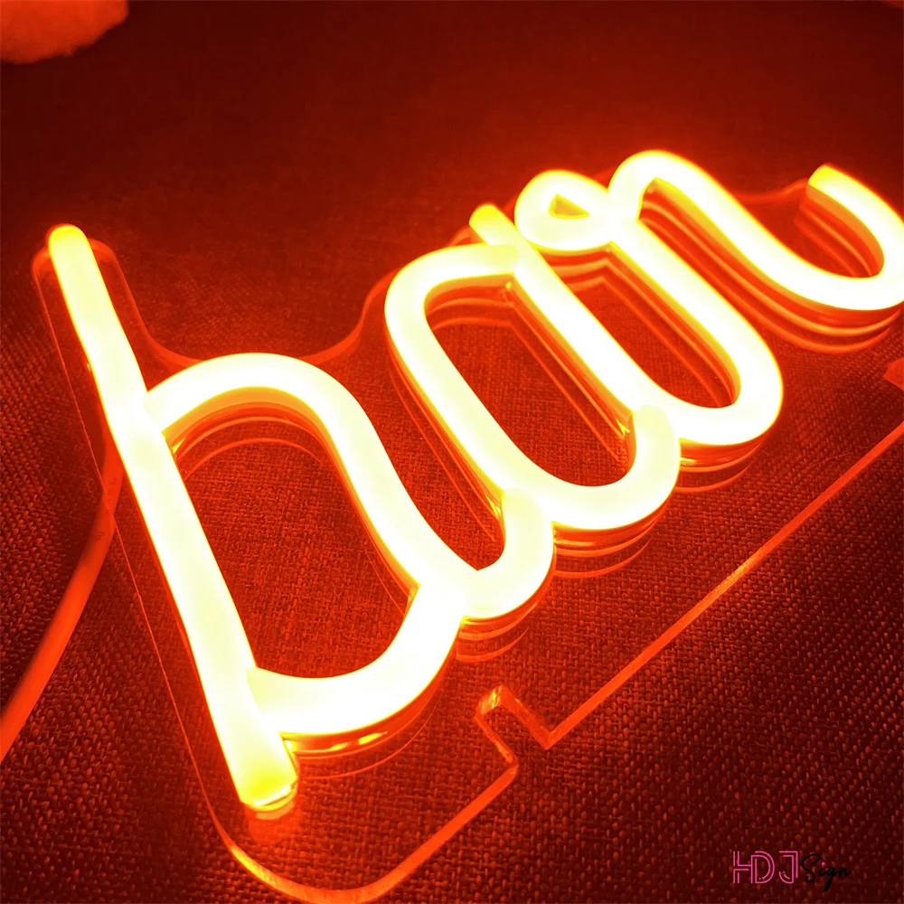 Bar Pub LED Neon Night Light Beer Design Home Girl Boy Bedroom Party Table Decor Desk Lamp Lights Kitchen Housebar Decoration