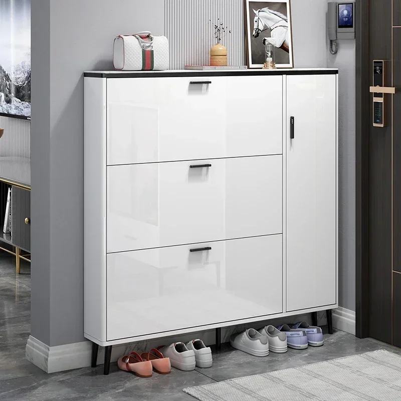 Vertical Modern Shoe Rack Display Nordic Top Selling Drawer Shoe Rack Assembled Luxury Meuble De Rangement Hallway Furniture