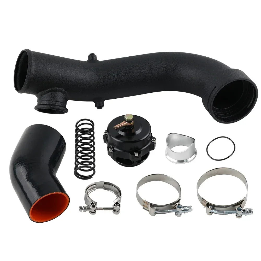 Kit de tubería dura de carga Turbo de admisión de aire con válvula de soplado de 50mm para BMW N54, E88, E90, E92, 135i, 335i, accesorios de