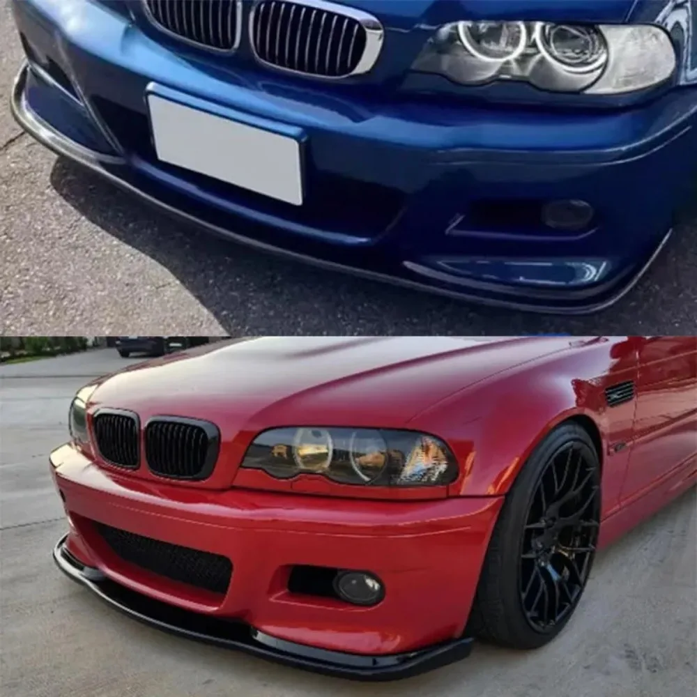 

Front Bumper Spoiler Lip Lower BodyKit Diffuser Splitter Tuning Guard Accessories For BMW 3 Series E46 M3 1998 1999 2000-2005
