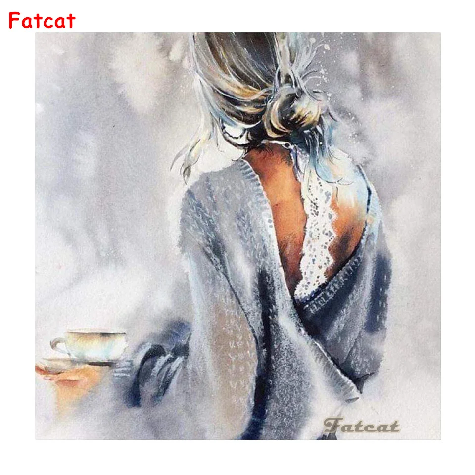 Sexy Woman 5D Diamond Painting Woman Back View Art Full Diamond Embroidery Rhinestone Picture Cross Stitch Home Decor Art PP4361