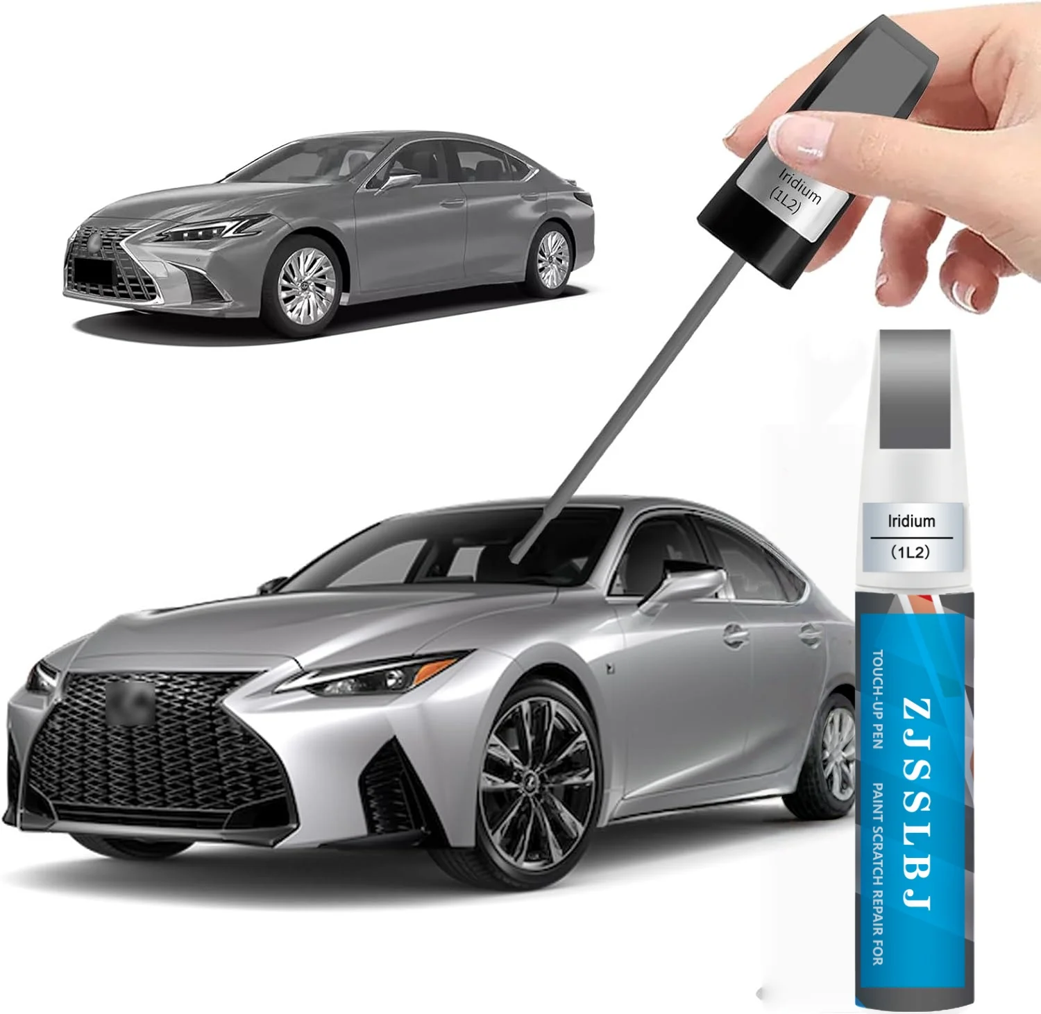 Iridium(1L2) Touch Up Paint for Lexus, Car Paint Pen Scratch Repair Two-In-One Touch Up Paint, Premium Car Scratch Remover for D