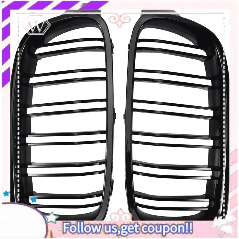 

A76T-глянцевая черная автомобильная передняя решетка для почек для BMW 3 серии F30 F31 F35 2012-2018