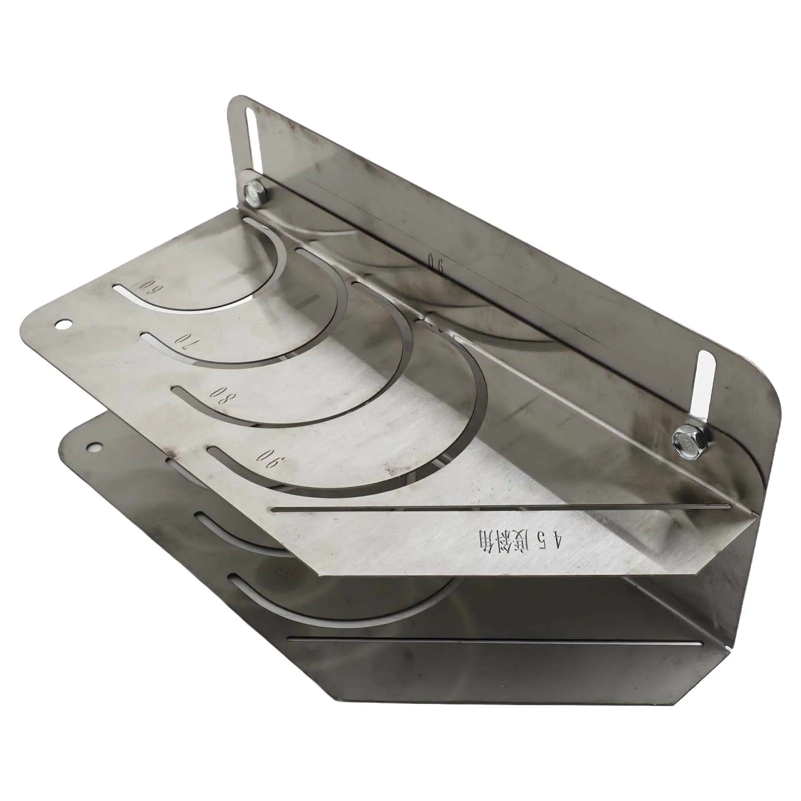 Regulowany obcinak do rur 21*10*12cm 8.27*3.94*4.72 cala, kątowy obcinak, konstrukcja ze stali nierdzewnej, czyste i precyzyjne cięcia.