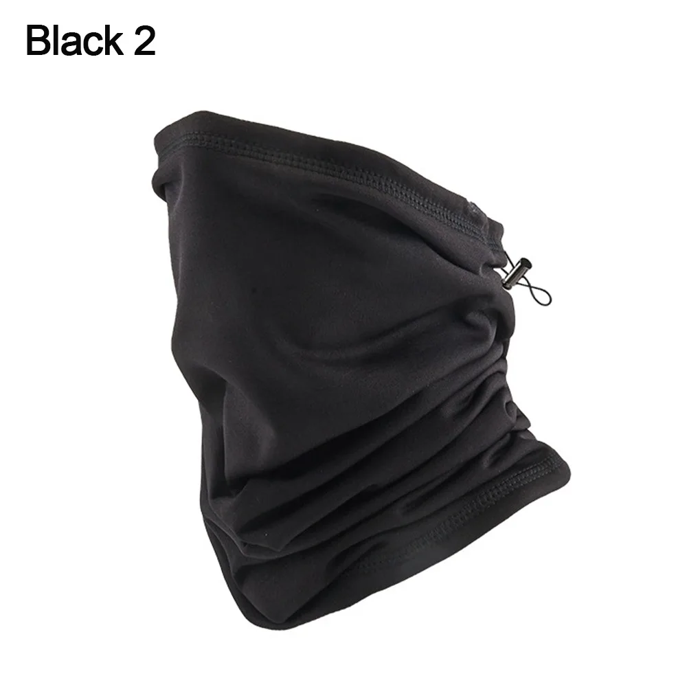 Warm Neck Protection Velvet Neck Scarf Solid Color Wool Sports Bandana Neck Warmer Running