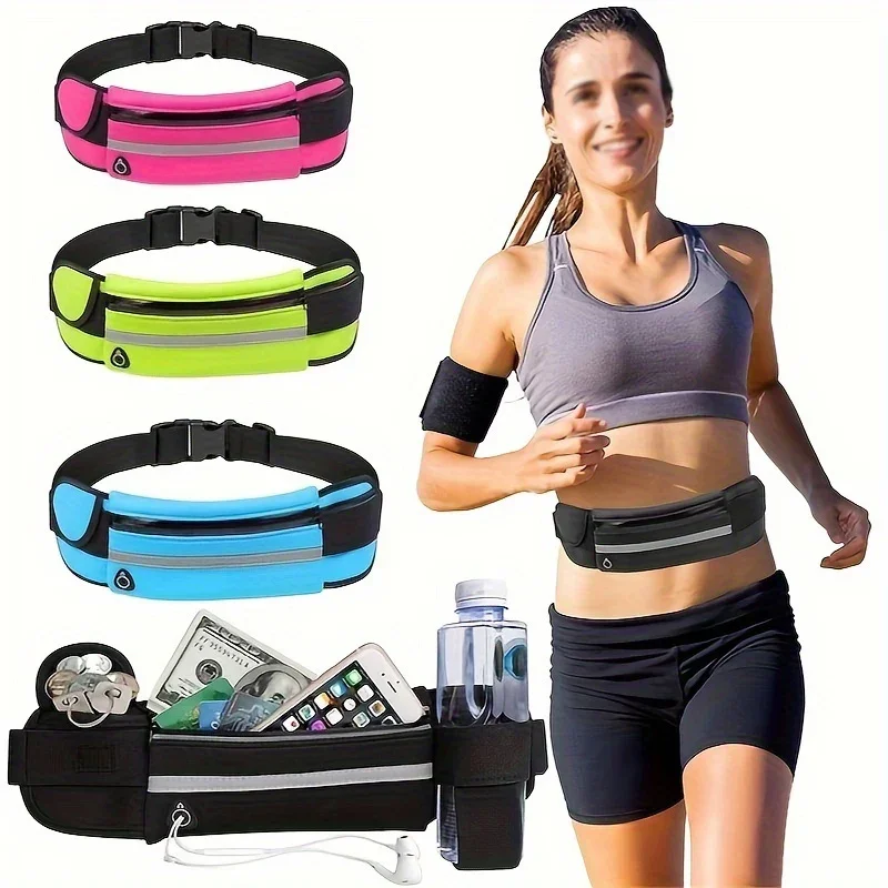 Running  Women Waist  Belt  Men Sports Fanny Pack Mobile Phone  Gym Running Cell Phone Jogging Run Cycling