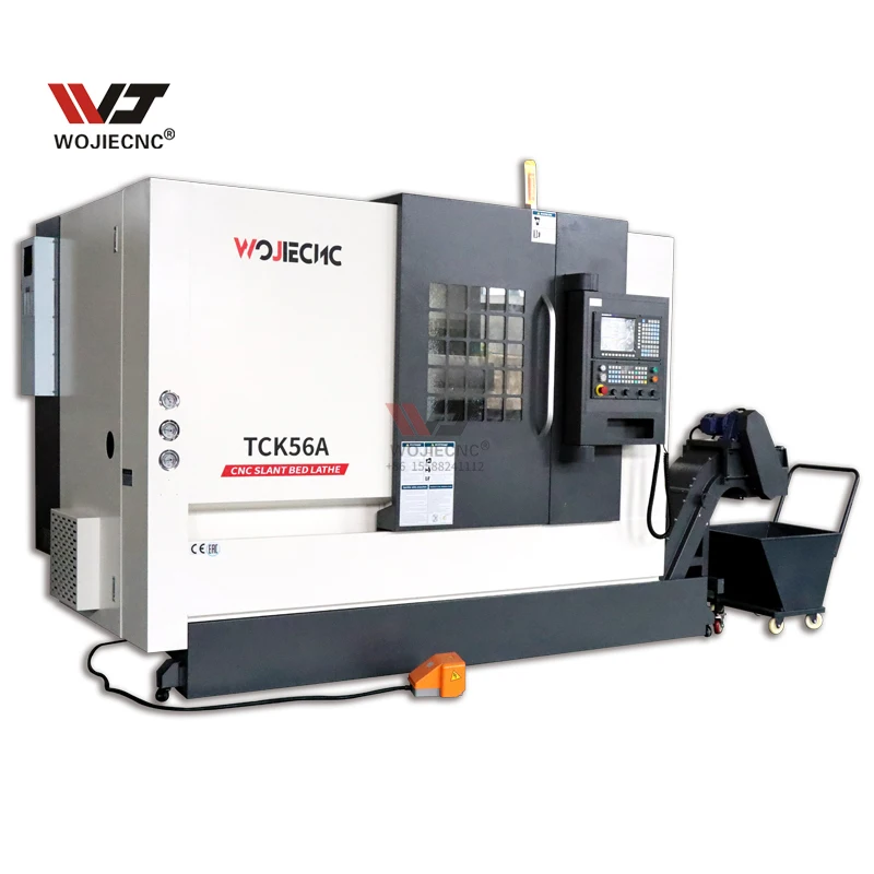 High Precision Slant Bed TCK56A Lathe Cnc Turning Milg Hine With Drive Tool