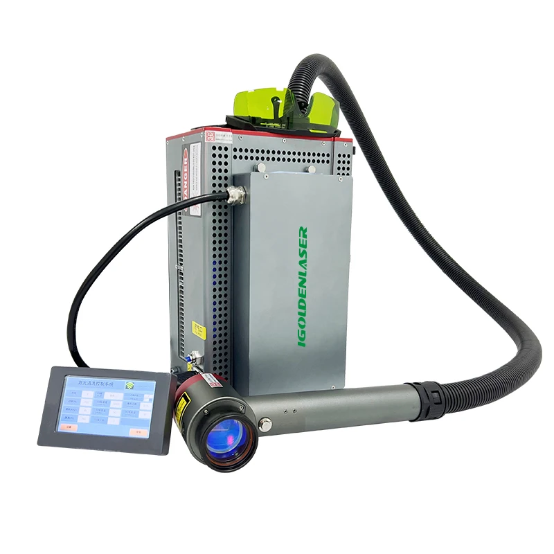 mopa laser cleaner 3000w backpack pulse laser cleaning 50w remove rust with laser machine