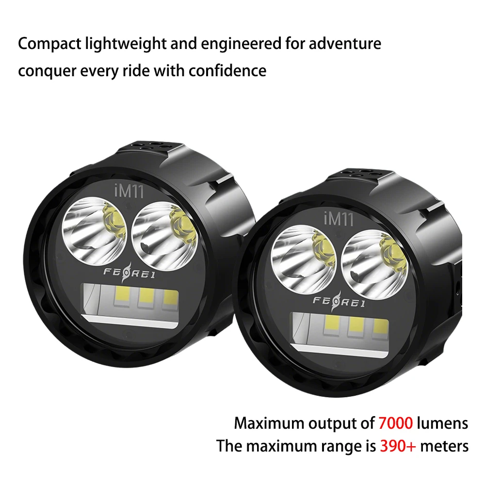 STLF Ferei Small Fog Lights  Faros Led Para Motos  Auxiliary Driving Lights Waterproof Compact for  1250GS /1200GS  Motorcycl