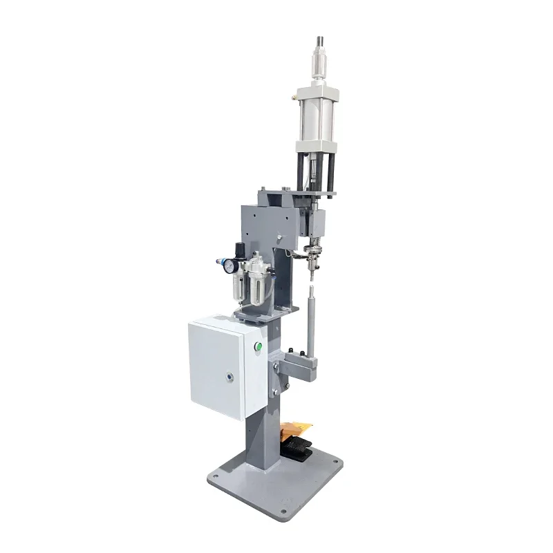 JZ-918HQ Pneumatic Plastic Hook Button Attaching Machine for Safety Shoe Making