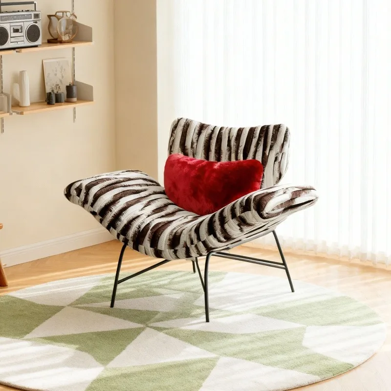 Sillón Individual Cómodo para Sala de Estar, Chaise Longue Estética, Elegante, Lujosa y Moderna, Mueble de Descanso