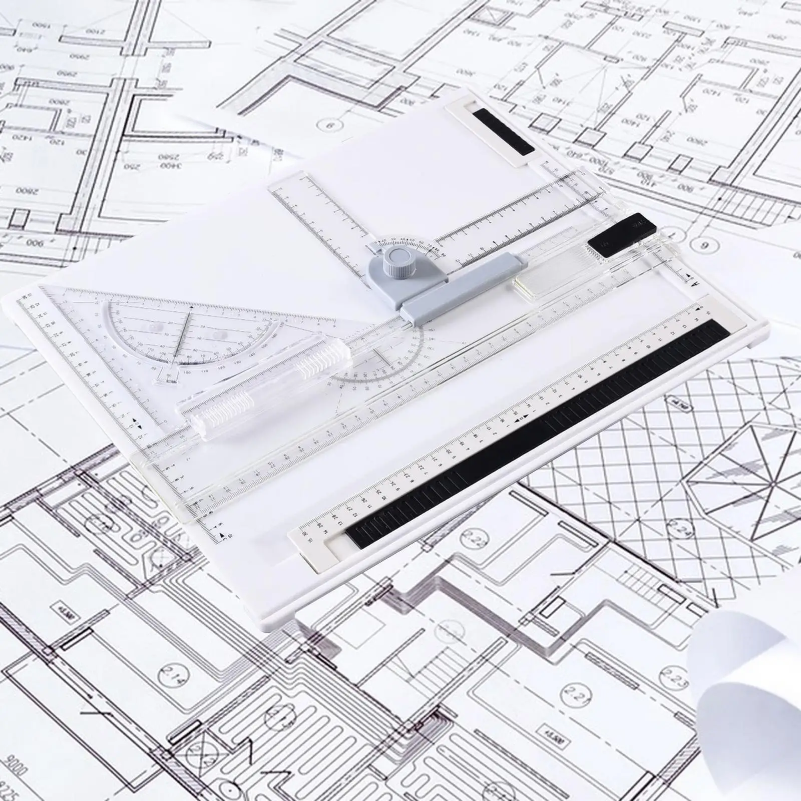 Papan gambar A4, Meja penyusunan Multi fungsi ringan dengan sudut sistem pengukuran yang dapat disesuaikan