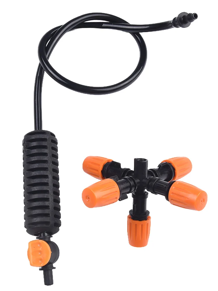 Atomizing Nozzle Set 7.5 X 7.5 X 4.5 Cm Adjustable Water Sprinkler Garden Watering System Automatic Irrigation Equipment