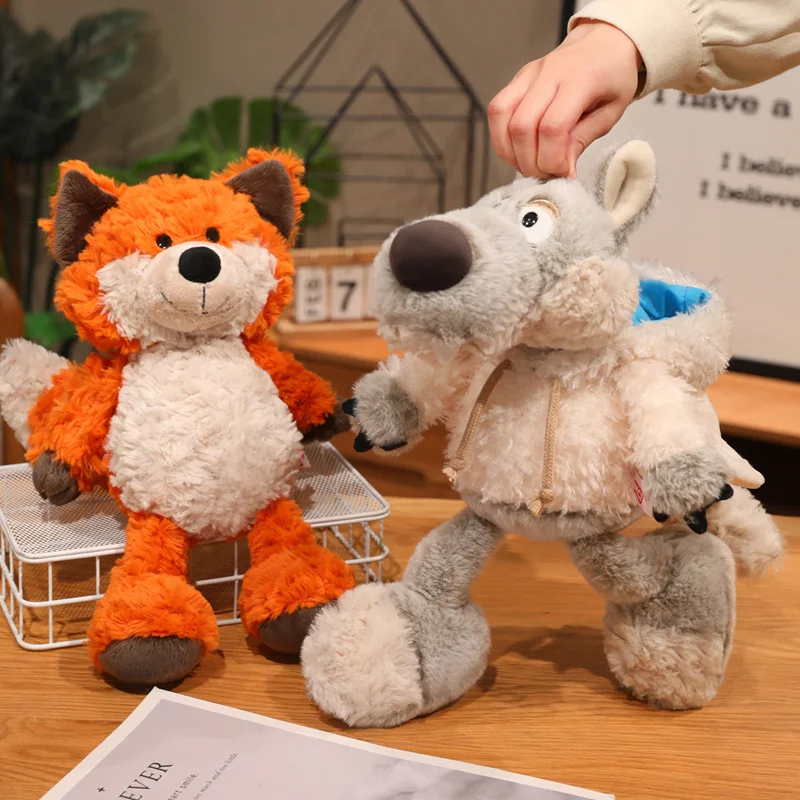 

Wolf in Sheep Clothing Plush Toy Cute Fox Kawaii Pet Stuffed Soft Animal Fluffly Wolf Children Birthday Gift Toy