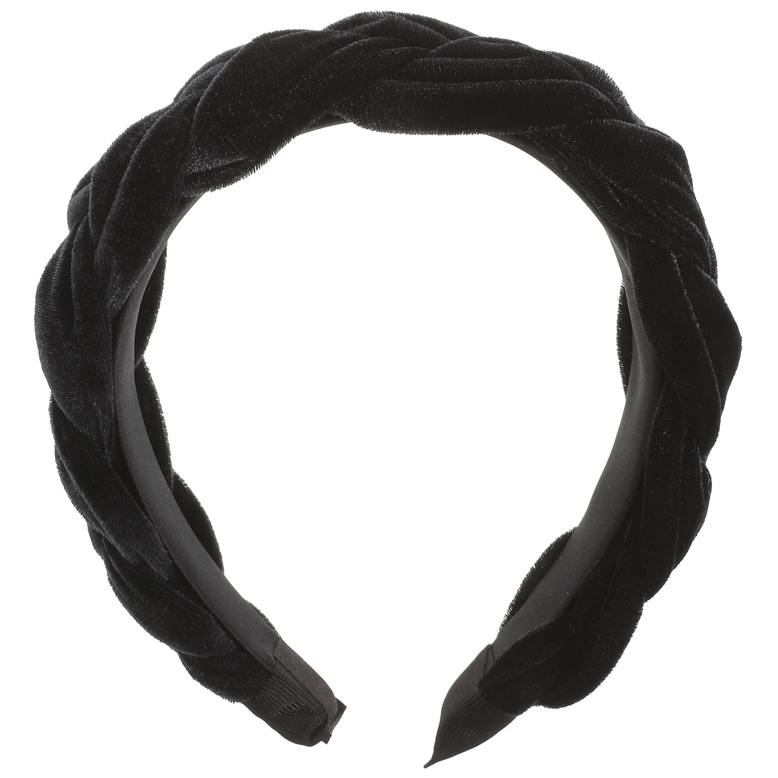 

Stylish Headbands for Women Hair Ties Woman Hoop Vintage Braided Black Cross Women's