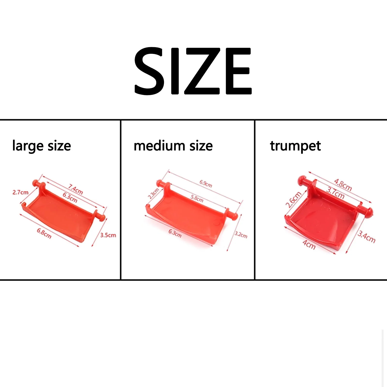 Electric bike plastic rear trunk buckle shockproof fastener red 2PCS