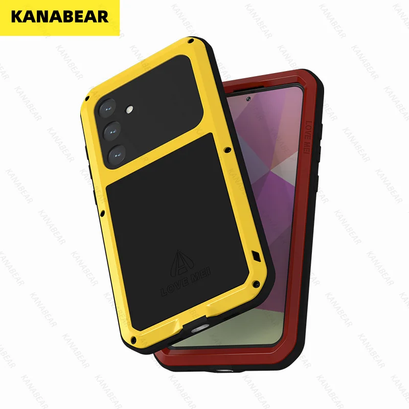 

LOVEMEI подходит для трехстойкого чехла для телефона Samsung S24ULtra S24Plus, металлического корпуса S24fe