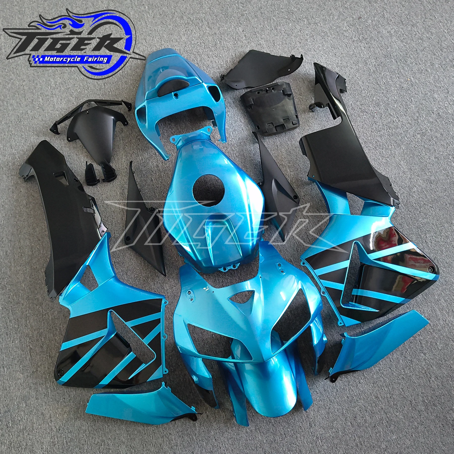 

High Quality Fairing Kits for HONDA CBR600RR F5 05 06 CBR 600RR CBR600 2005 2006 Injection White Blue Bodywork Set