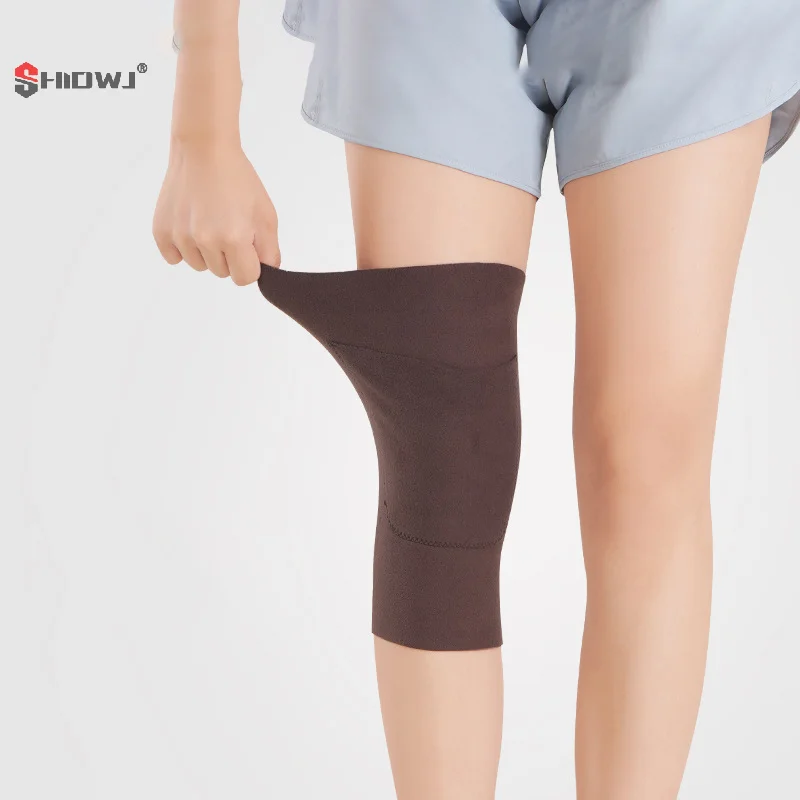 1 คู่อุ่นเข่า Pads กระเป๋าความยืดหยุ่นขาข้ออักเสบ Kneepad เย็นฤดูหนาวอุ่นเข่า Protector Unisex Elder ของขวัญ