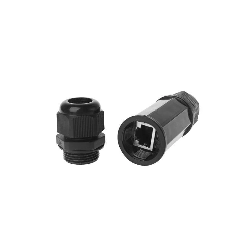 

RJ45 Waterproof Connector IP67 Ethernet Network Cable Connector Double for Head best sale