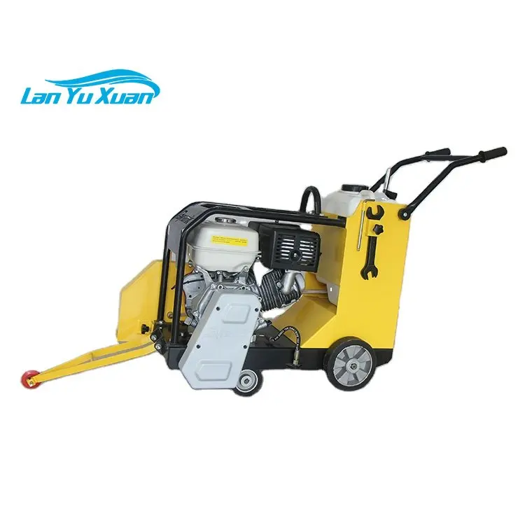 YS-500 Walk behind gasoline engine Factory direct asphalt concrete cutter road concrete cutting machine lightweight partition board cutting machine concrete wall cutting wall changing door opening window high power depth 27 cm